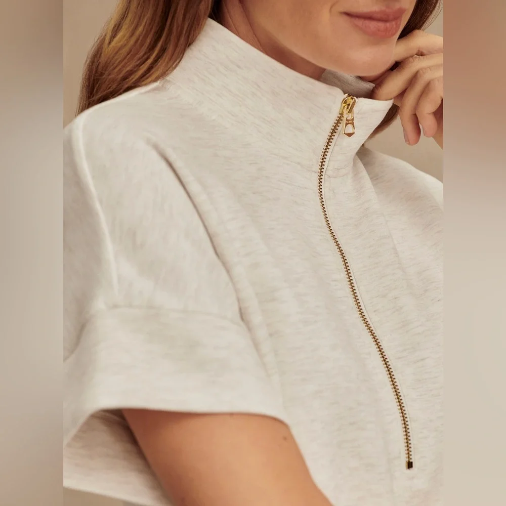 Varley • Ritchie Short Sleeve Sweat Top - Picture 13 of 16